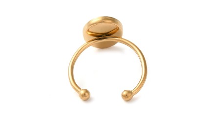 bague plateau 14x10mm