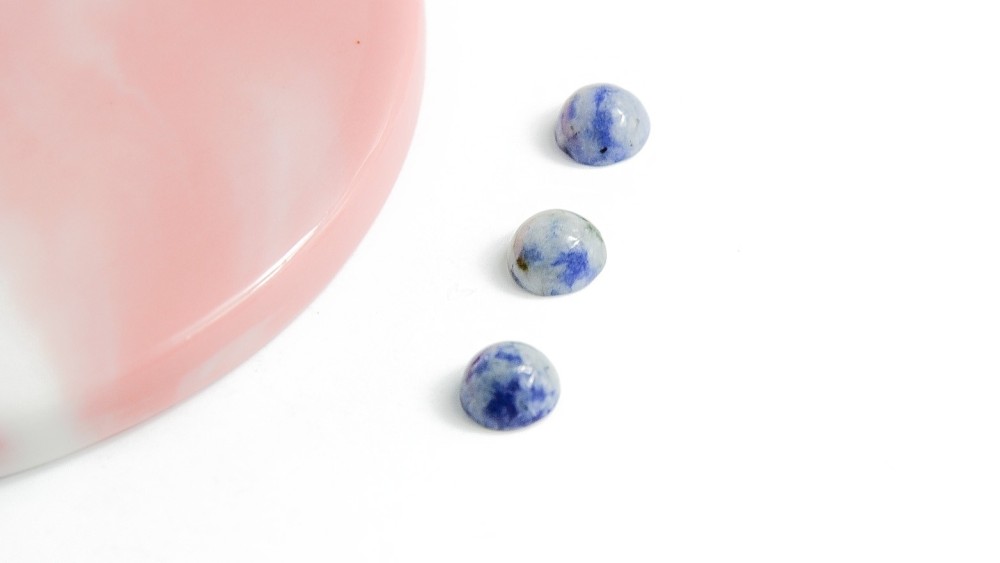 copy of Cabochon 14mm jaspe bleue