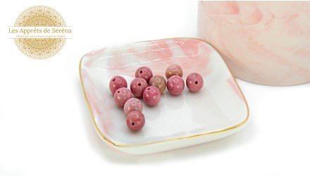 perles rhodonite 8mm