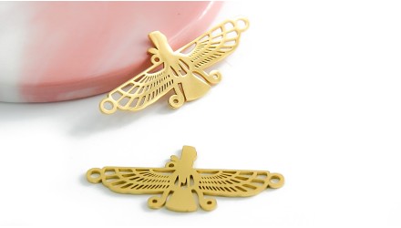 Pendentif Horus connecteur Horus acier inoxydable