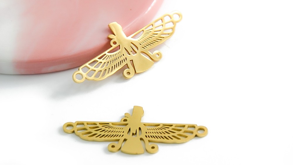 Pendentif Horus connecteur Horus acier inoxydable