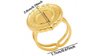 copy of Bague scarabée acier plaqué or 18K
