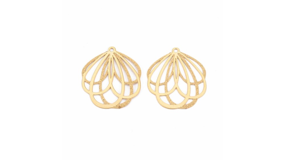 copy of Connecteur chandelier en acier inoxydable plaqué or 24k