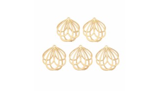 copy of Connecteur chandelier en acier inoxydable plaqué or 24k