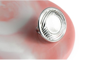 copy of Bague support cabochon 20mm acier inoxydable or