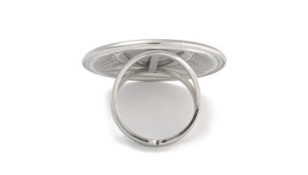 copy of Bague support cabochon 20mm acier inoxydable or