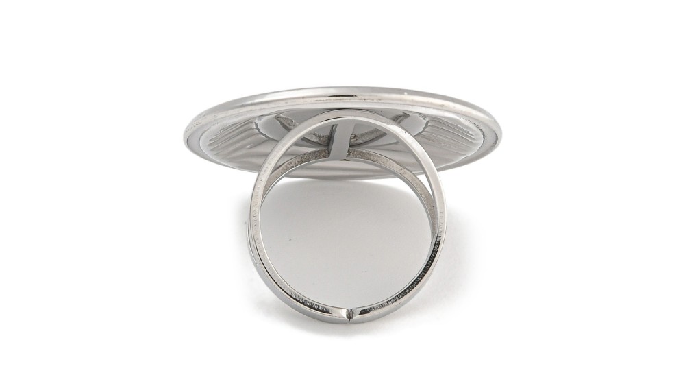 Support bague plateau graphique 16mm en acier inoxydable couleur acier