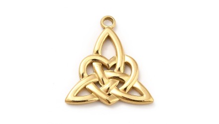 copy of Pendentif Triskel acier inoxydable plaqué or 18K