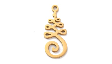 copy of Pendentif unalome en acier 304 argent