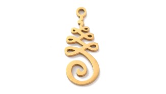 copy of Pendentif unalome en acier 304 argent