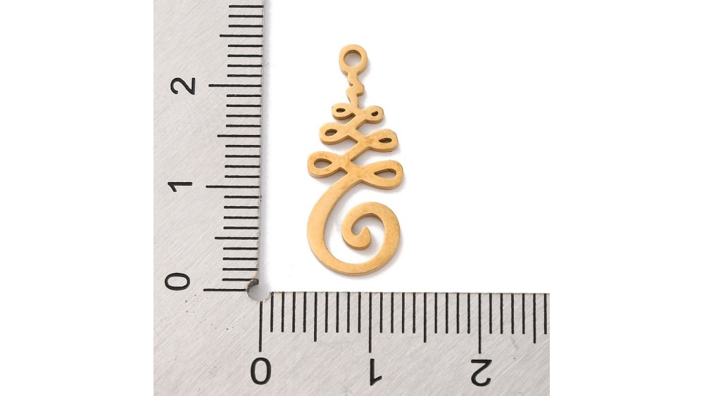 copy of Pendentif unalome en acier 304 argent