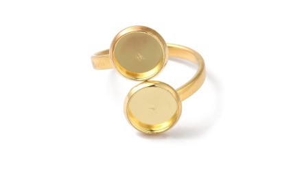 copy of Support bague serpent en acier inoxydable doré plaqué 18K