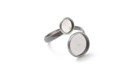 bague acier double