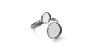 copy of Support bague serpent en acier inoxydable doré plaqué 18K