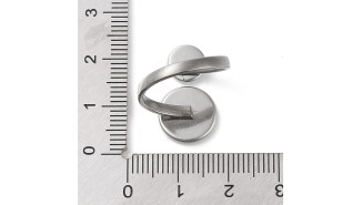 copy of Support bague serpent en acier inoxydable doré plaqué 18K