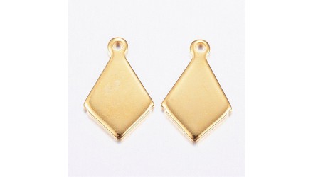 copy of 10 sequins losanges acier 9x7mm
