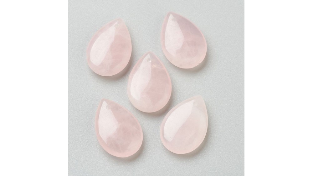 copy of Perles goutte à facettes 24x17mm en fluorite