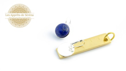 copy of Dormeuses supports cabochons 10mm en acier 304 argent