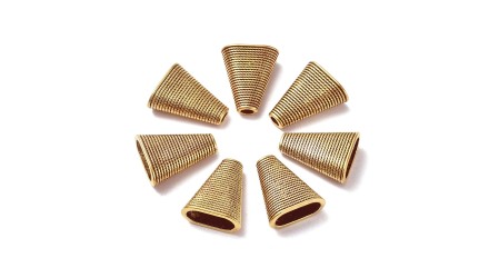 copy of Coupelles pour perles 3mm en laiton doré