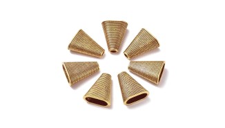 copy of Coupelles pour perles 3mm en laiton doré