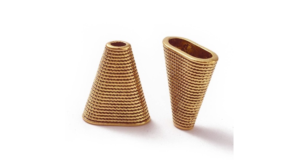 copy of Coupelles pour perles 3mm en laiton doré