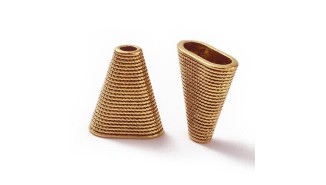 copy of Coupelles pour perles 3mm en laiton doré