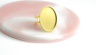 copy of Support bague serpent en acier inoxydable doré plaqué 18K