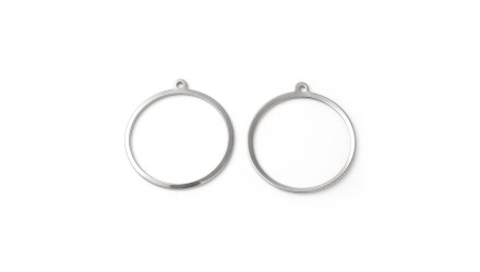 copy of Pendentif cercle acier inoxydable