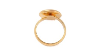 copy of Bague support 10mm acier inoxydable plaqué or 18k