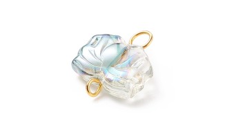 Créez des bijoux uniques avec nos connecteurs fleur de lotus irisés