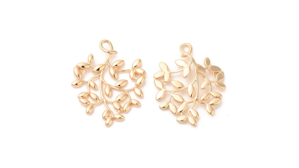 pendentif feuille