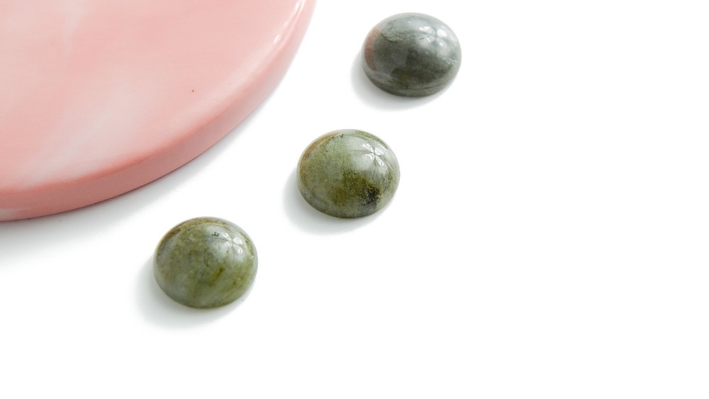 copy of Cabochon 12mm agate indienne naturelle