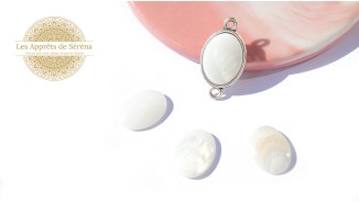cabochon nacre 13x18mm
