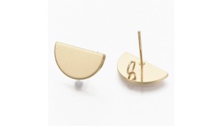 Puces d'oreille demi lune