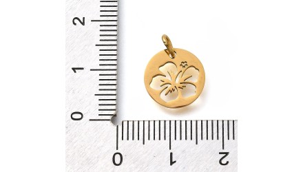 Pendentif fleur d'Hibiscus