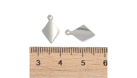 copy of 10 sequins losanges acier 9x7mm