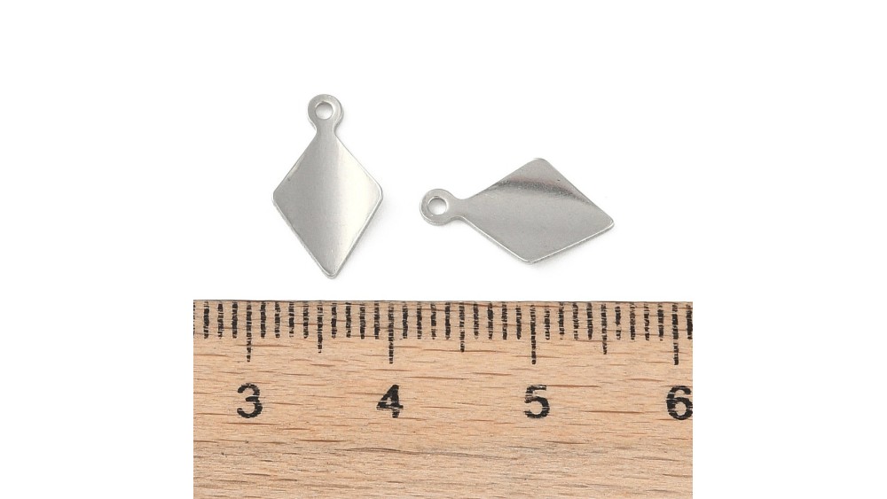 copy of 10 sequins losanges acier 9x7mm