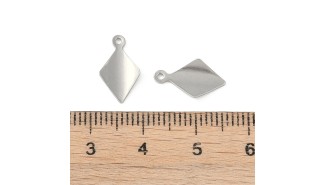 copy of 10 sequins losanges acier 9x7mm