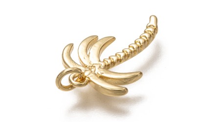 copy of Pendentif fleur Dalhia en acier inoxydable plaqué or 18k