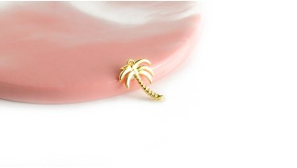 pendentif 18k cocotier