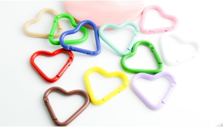 mousqueton coeur