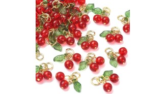 PENDENTIF CERISE