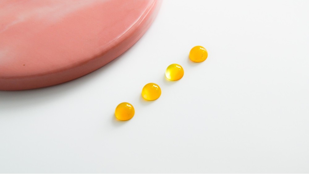 copy of Cabochon 12mm agate indienne naturelle