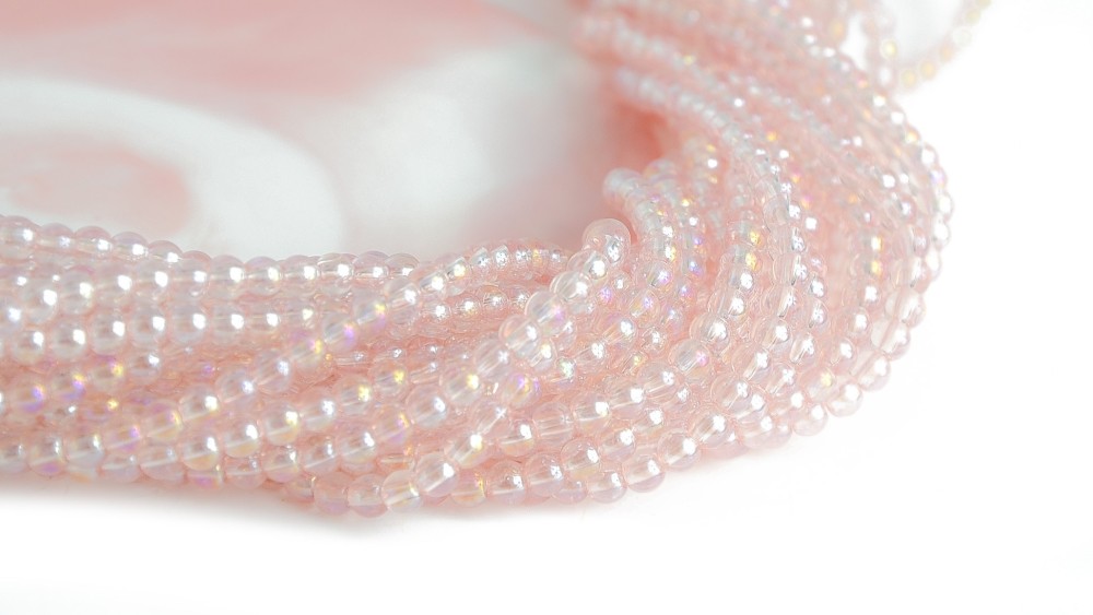 copy of Perles  toupies à facettes 3x2.5mm rose AB toupie verre 2mm perle à facettes roses