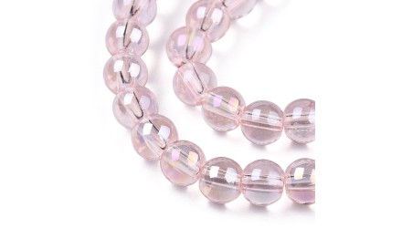 copy of Perles  toupies à facettes 3x2.5mm rose AB toupie verre 2mm perle à facettes roses