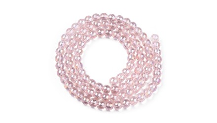 perles 4mm rose ab