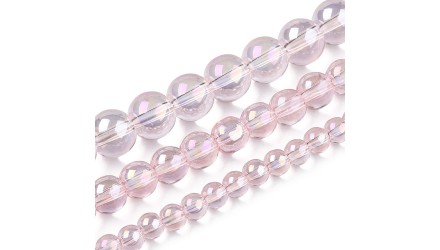 copy of Perles  toupies à facettes 3x2.5mm rose AB toupie verre 2mm perle à facettes roses