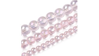copy of Perles  toupies à facettes 3x2.5mm rose AB toupie verre 2mm perle à facettes roses