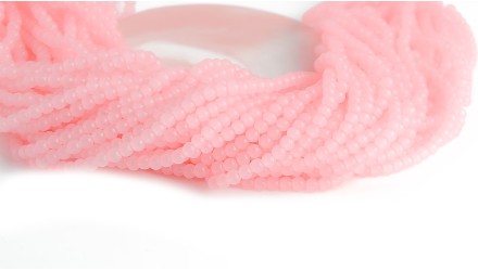 perle 4mm rose opale