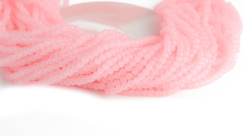 perle 4mm rose opale
